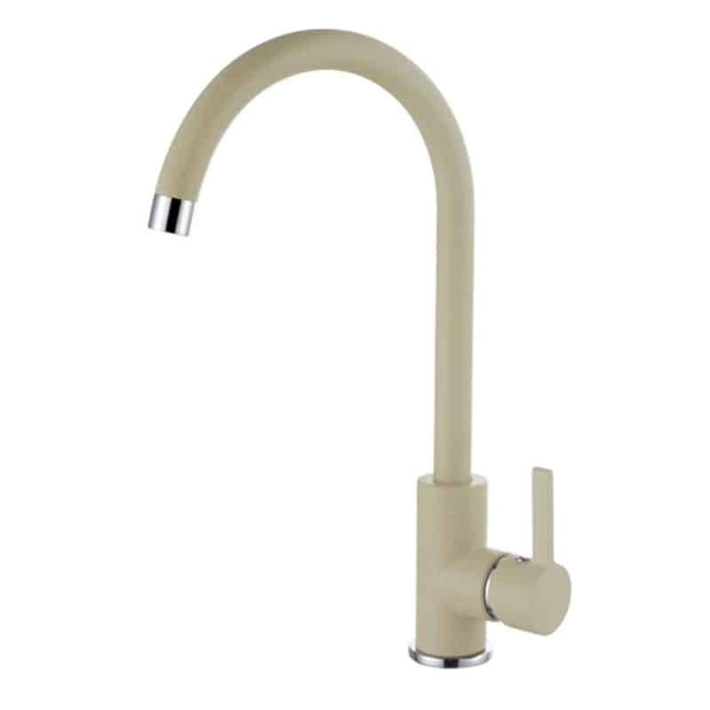 Rubinetto Miscelatore Cucina Elleci canna alta monocomando Bianco Antico MGKC0162