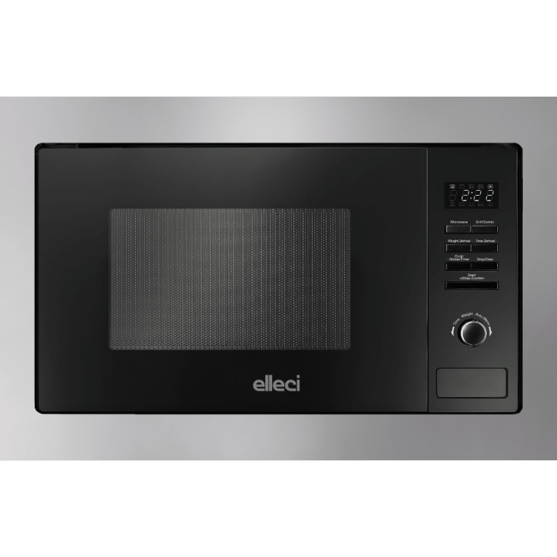 Forno Microonde da Incasso Elleci Plano MW Inox 28L con Grill FIAP281INWS