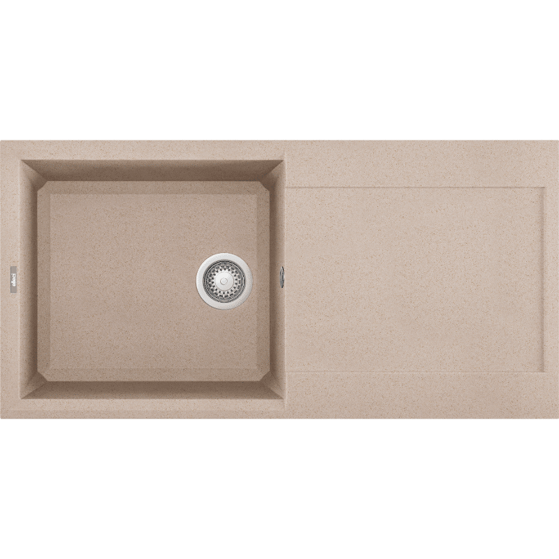Lavello Elleci Incasso 1 vasca 100x50 Easy 480 Granitek Avena LGY48051