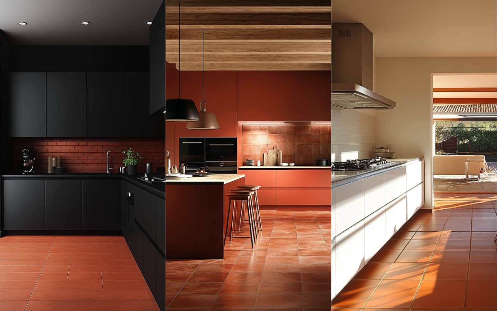 Come arredare una Cucina con pavimento in cotto: 5 abbinamenti da provare