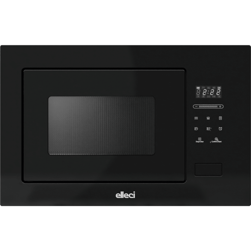 Forno Microonde da Incasso Elleci Urban MW Black Glass FVUR281BKWS