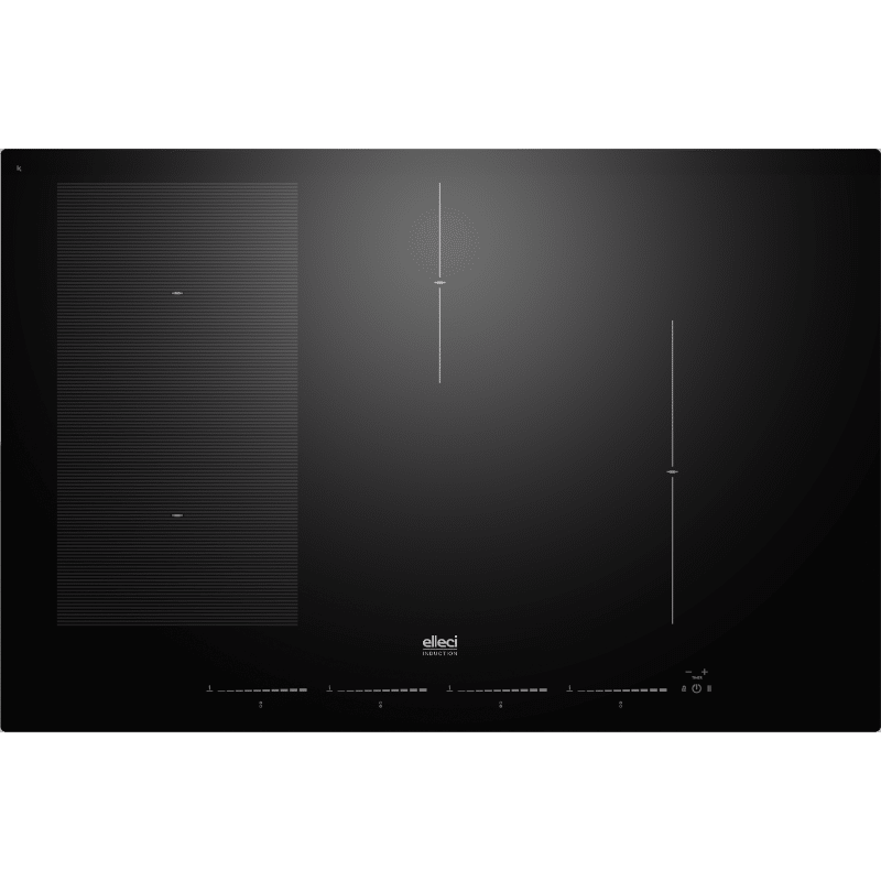 Piano Cottura Induzione Elleci Urban 80 4 Zone da Incasso Black con Funzione Bridge PVIU801BK