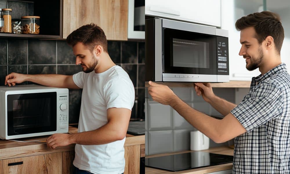 Come prendere le misure del forno a microonde da incasso