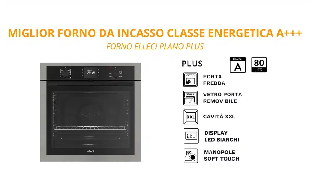 migliore forno da incasso classe energetica a+++